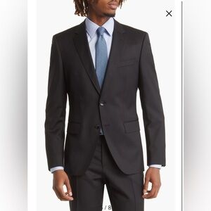 HUGO BOSS Trabaldo Togna 1840 Slim-Fit Virgin Wool suit jacket made in italy 40R